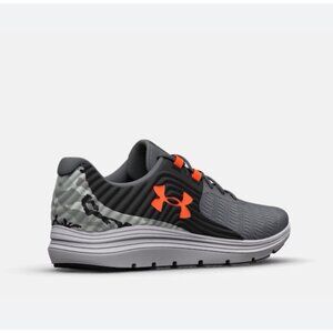 Under Armour Boys Size 6 Sneakers New Outhustle Grey / Camo / Orange Athletic